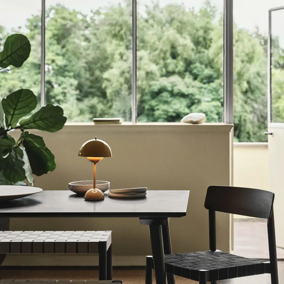 Lampe à poser Flowerpot VP9 Sans fil Mustard