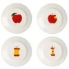 Lot de 4 assiettes Haines - S