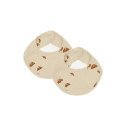 Lot de 2 Bavoirs Croissants