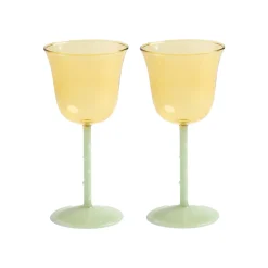 Lot de 2 verres à vin - Dot