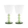 Lot de 2 verres à vin - Petal