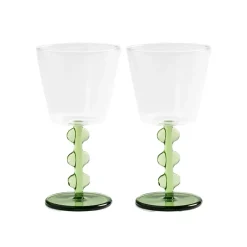 Lot de 2 verres à vin - Petal