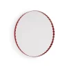 Miroir Arcs Rond - Ø 60 cm - Rouge