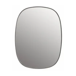 Miroir Framed - 59 x 44 cm - Gris