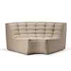 Module d'angle arrondi canapé N701 - Beige