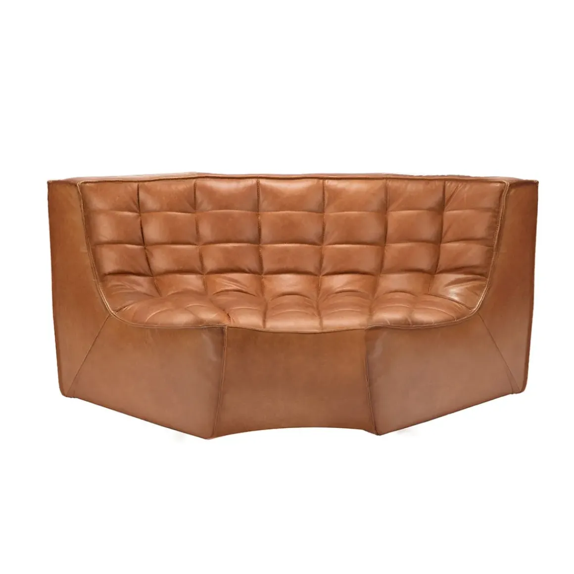 Module d'angle arrondi canapé N701 - Old saddle