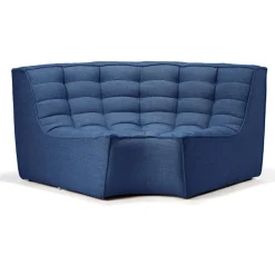 Module d'angle arrondi canapé N701 - Bleu