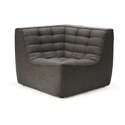 Module d'angle canapé N701 - Gris foncé