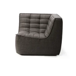 Module d'angle canapé N701 - Gris foncé