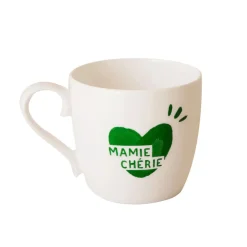 Mug Coeur Mamie Chérie - Vert Sapin