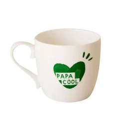 Mug Coeur Papa Cool - Vert Sapin