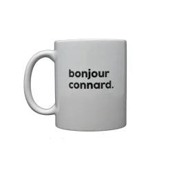 Mug en porcelaine - Bonjour Connard