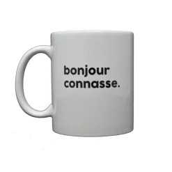 Mug en porcelaine - Bonjour Connasse