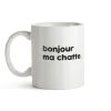 Mug en porcelaine - Bonjour Ma Chatte