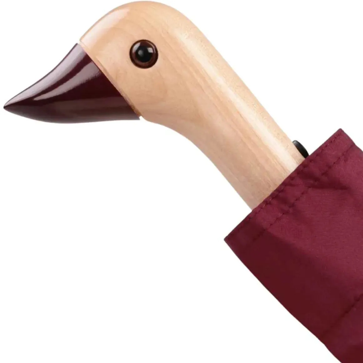 Parapluie à manche Tête de Canard - Cerise