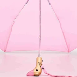 Parapluie à manche Tête de Canard - Rose