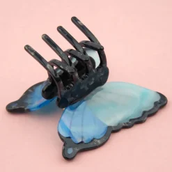 Pince à Cheveux Papillon - Bleu