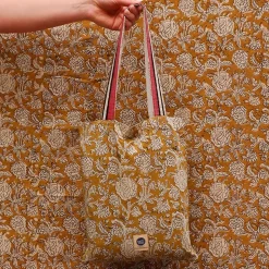 Plaid + Tote-bag Botanical