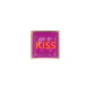 Plateau Carré S - Kiss - Fuchsia - 10 x 10 cm