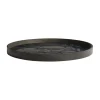 Plateau en bois Black Tree Ø 61 cm - Marron
