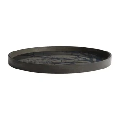 Plateau en bois Black Tree Ø 61 cm - Marron