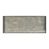 Plateau en verre Fossil Organic - Gris