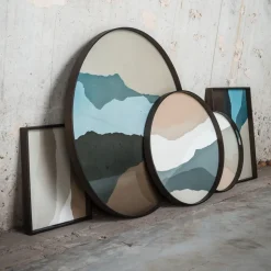 Plateau en verre - Slate Wabi Sabi - Ø 92 cm