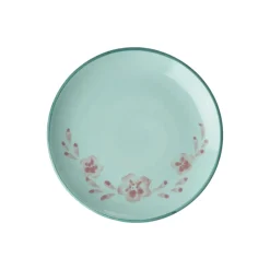 Plateau à gâteau Fleurs Roses en céramique