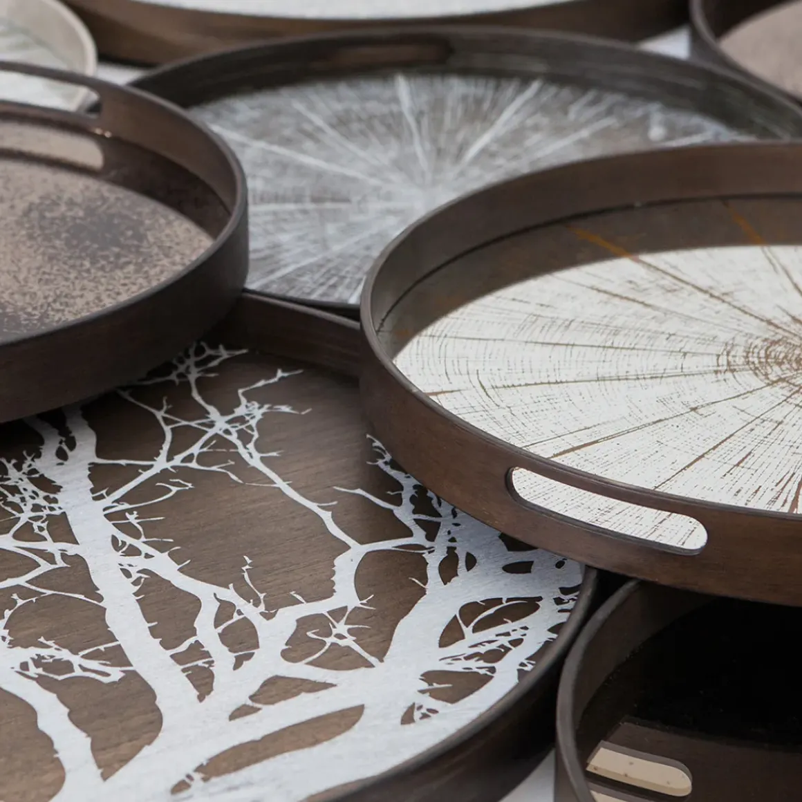 Plateau miroir - Slice Mirror - Ø 48 cm