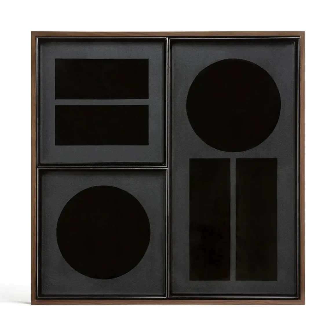 Plateau Organisateur de bureau Charcoal Walnut