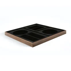 Plateau Organisateur de bureau Charcoal Walnut