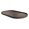 Plateau ovale en miroir - Bronze