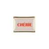 Plateau Rectangle M - Chérie - Dusty Rose - 10 x 14,2 cm