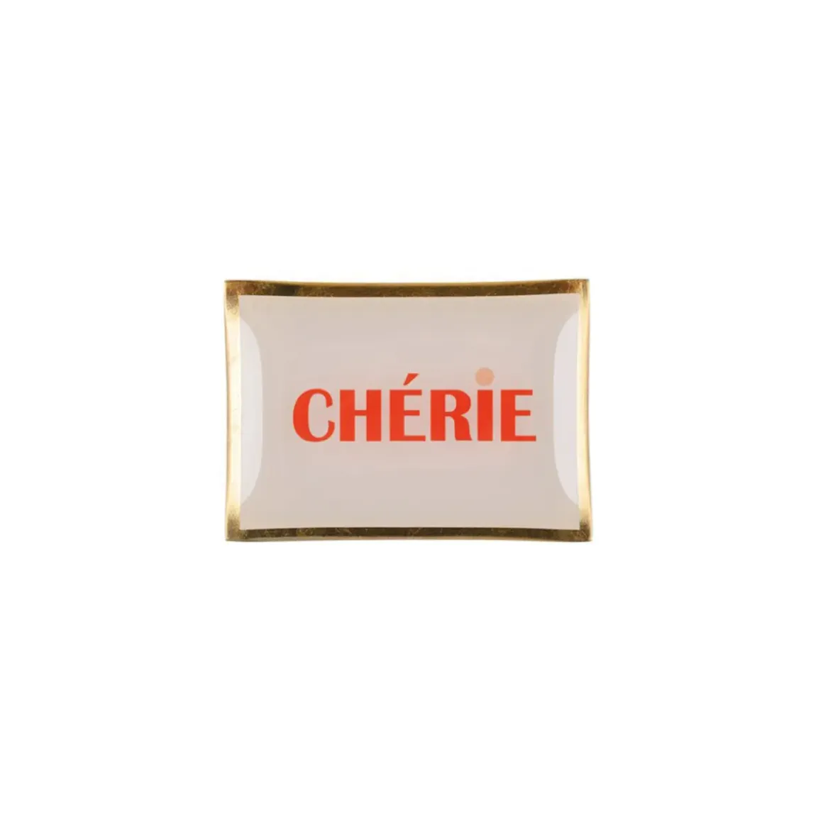 Plateau Rectangle M - Chérie - Dusty Rose - 10 x 14,2 cm