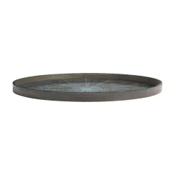 Plateau rond en bois White Slice Ø 92 cm - Marron