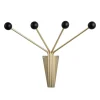 Porte Chapeau Neptune Or à Billes Noires