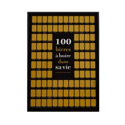 Poster à gratter 100 Bières à Boire dans sa Vie - 50 cm x 70 cm