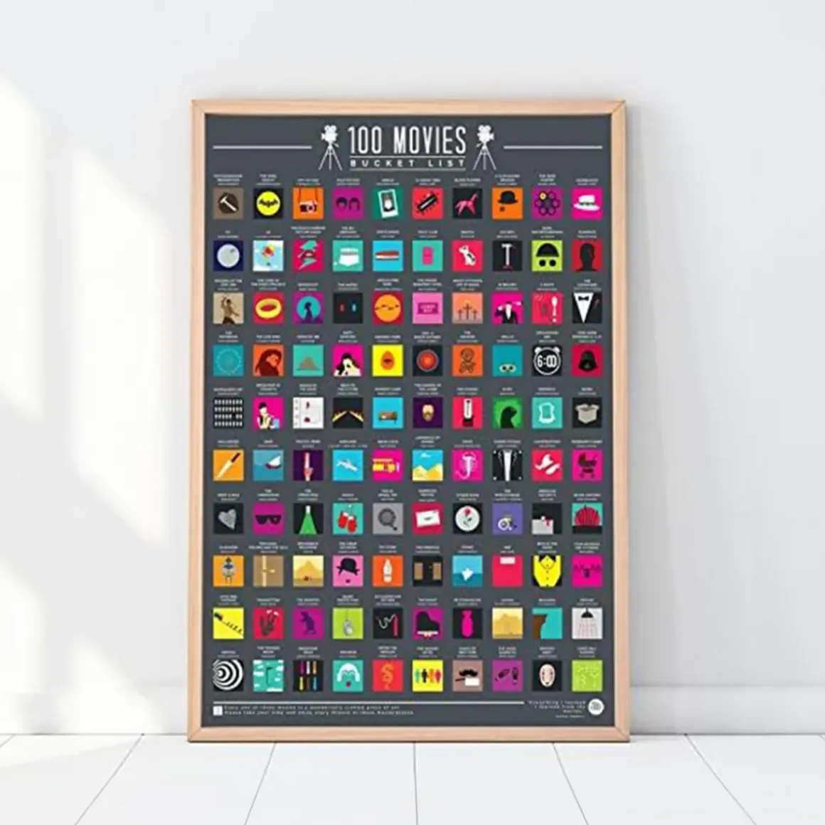 Poster à gratter 100 Films