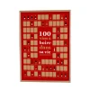 Poster à gratter 100 Vins à Boire dans sa Vie - 50 cm x 70 cm