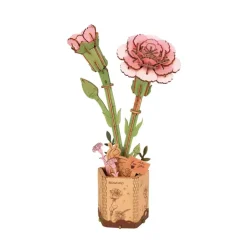Puzzle 3D - Oeillet Rose