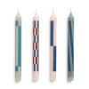 Set de 4 Bougies Pattern - Pink u0026 Blues