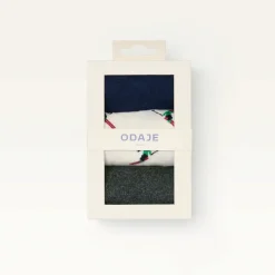 Set de 3 chaussettes Skieur - Marine Vert - 43/45