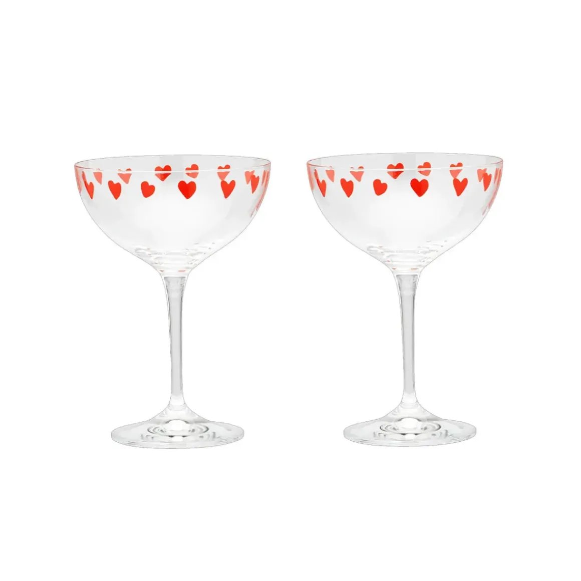 Set de 2 Coupes à champagne Classic Love