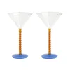 Set de 2 Coupes Perle - Ambre