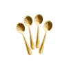 Set de 4 cuillères à dessert en acier inoxydable