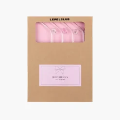 Set de 4 Pailles Bow