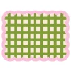 Set de table Biscotti à Carreaux - 38 cm x 48 cm - Kaki u0026 Rose