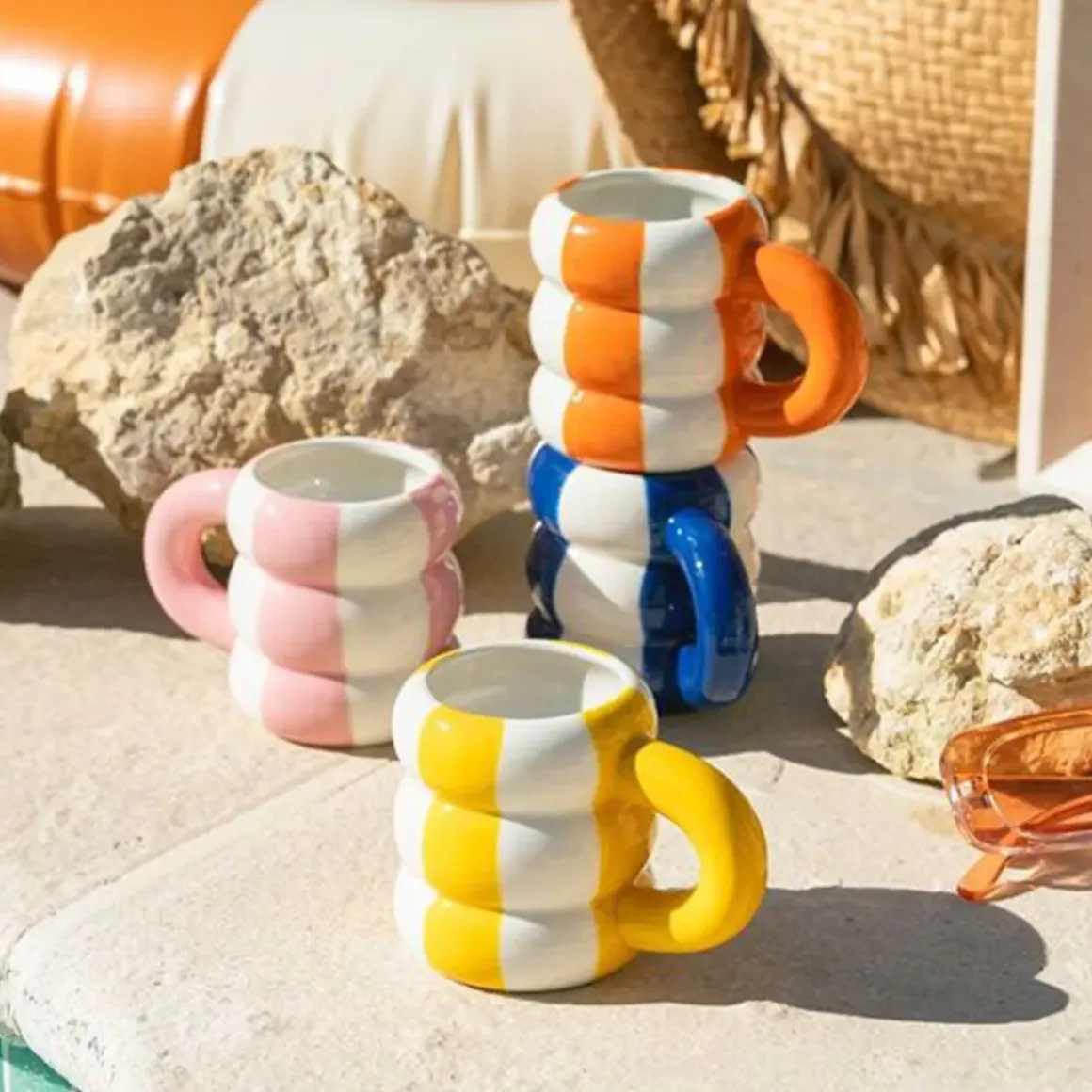 Set de 4 tasses Bouée