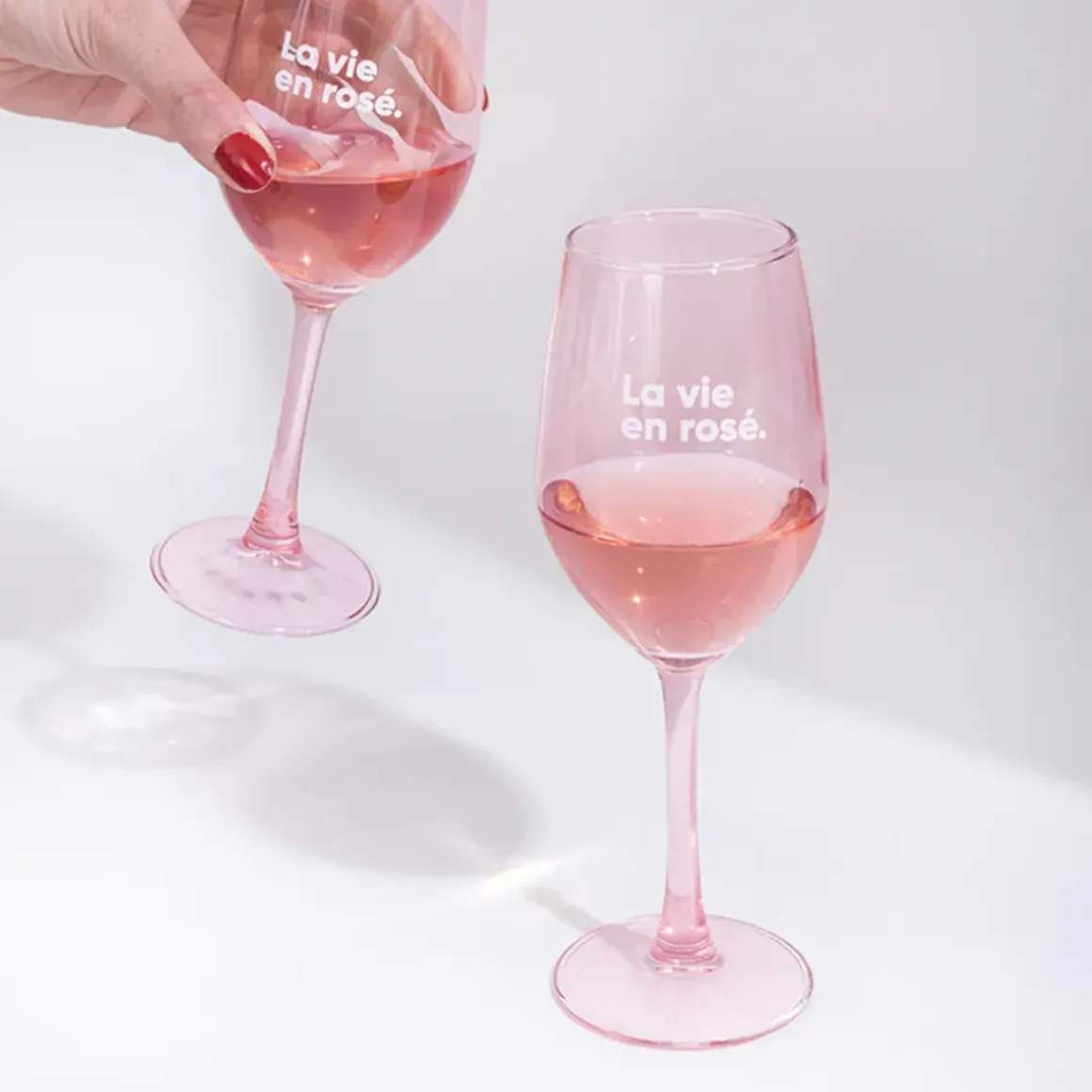 Set de 2 verres - La vie en Rosé