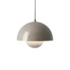 Suspension Flowerpot VP1 by Verner Panton - Gris beige
